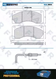 FOMAR FRICTION FO 630181